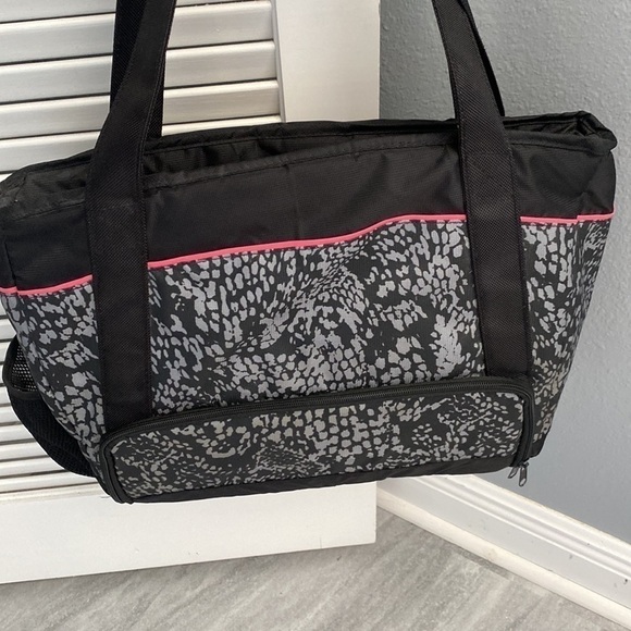 JAXX insulated meal prep tote bag grey & black - Picture 6 of 9